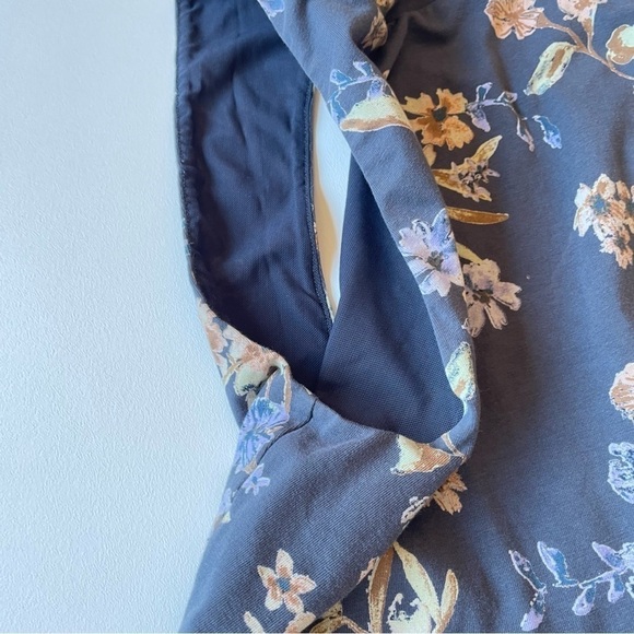 KIMCHI Blue Rebecca Floral Mock Neck Romper Size Small - Picture 9 of 16